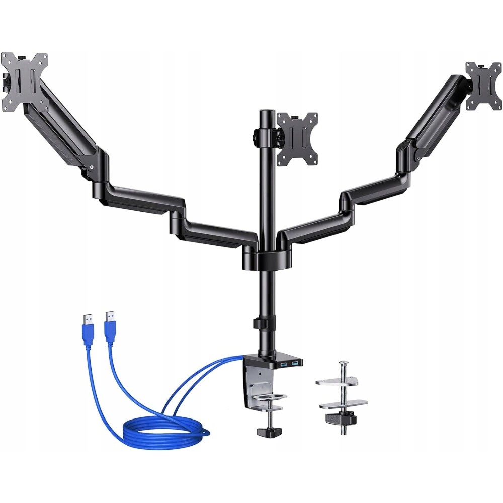 Houder voor de Ergear EgtS5B desktopmonitor tot 3 schermen van 13-27 '', tot 8 kg