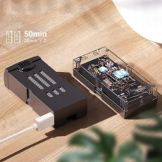 Dron GPS WIPKVIEY W12 4K 2 Kameran lentoparistot jopa 40 minuuttia taitettava malli