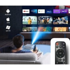 Projektor Staratlas L36P, 5G WiFi, Bluetooth, opptil 200 tommer, ingen boks