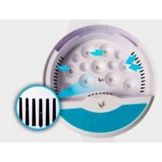 Incubatore per uova Chikers con controllo della temperatura e dell'umidità (9 uova)