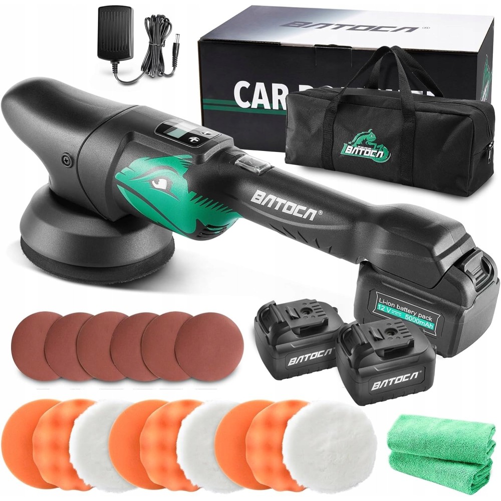 Batoca Batteri Polisher S2 B02PO49-2-EU-K1, 125mm, 2x5000 mAh