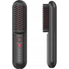 JMFONE S112 hair straightening comb, USB-C, 2600mAh, black
