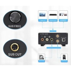 Amplificatore per subwoofer FIOS TP-02 98DB, 2-8 ohm, AC 110V - 240V