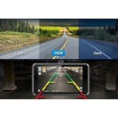 Midless S7 2.5k auto ierakstītājs, priekšējā un aizmugurējā kamera, SD 64 GB