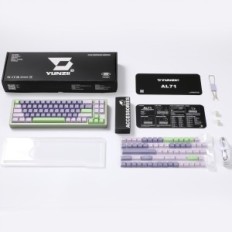 Mechanisch draadloos toetsenbord Yunzii AL71, BT5.0 2.4 GHz / USB-C, RGB