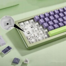 Mechanical Wireless Keyboard Yunzii AL71, BT5.0 2.4 GHz / USB-C, RGB