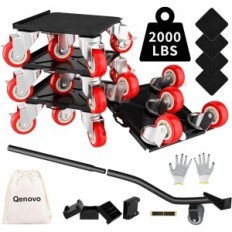 Trolleys de muebles Qenovo Gunlun, 5 ruedas, rotación de 360 °, con freno usado