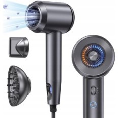 Secador de pelo Lloo LL-PC002A, 5 velocidades de temperatura y 2