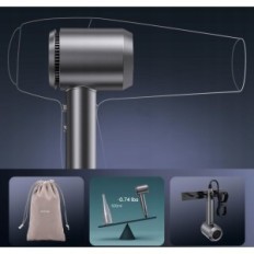 Hair dryer LLOO LL-PC002A, 5 temperature and 2 exhibition speeds