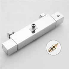 Yoozena 1611 shower system, with thermostat, 70x40x7 cm, chrome used