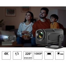 Magracubic HY320-M projektor, 1080p 4K, 220 grader vinkel, skærme op til 135 ''