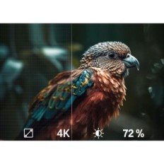 Projetor Magracúbico Hy320-M, 1080p 4K, 220 graus Ângulo, telas até 135 ''