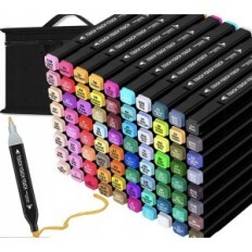 Segnacciatori alcolici Toccare Set a due lati 80pcs + Borsa