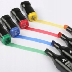 Alkoholische Marker berühren doppelseitige Set 80pcs + Bag