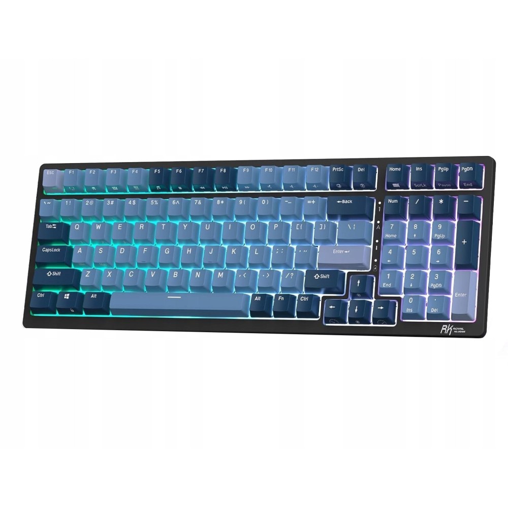 Mechanische Tastatur Royal Kgelded RK98, 2.4G / BT5.1 / USB-C, RGB, 3750 mAh