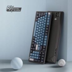 Teclado mecânico Royal Kludge RK98, 2.4G / BT5.1 / USB-C, RGB, 3750 mAh