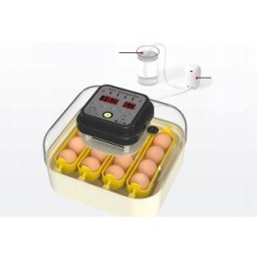 Incubadora para huevos de Hethya, control de temperatura y humedad, para 16 huevos