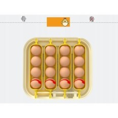 Incubadora para huevos de Hethya, control de temperatura y humedad, para 16 huevos