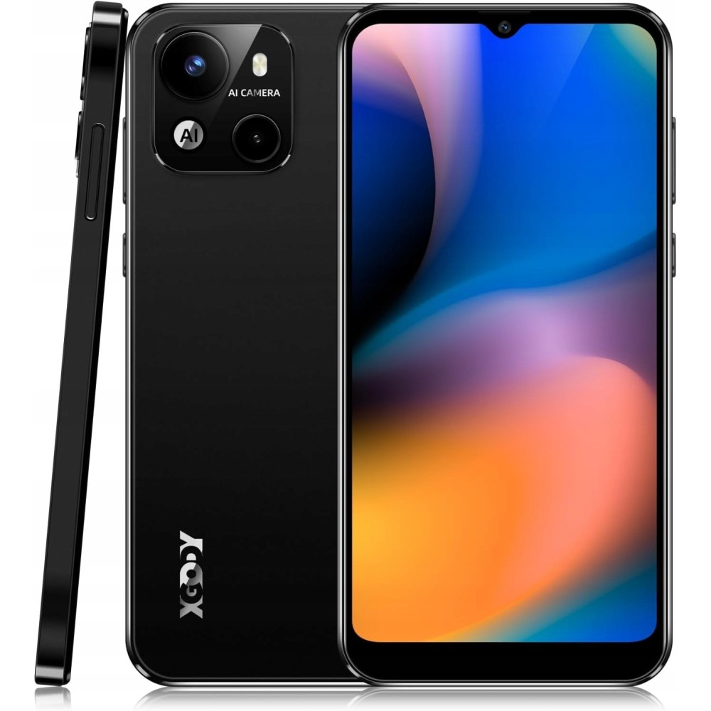 Smartphone Xgady X18, 4000 Mag, 6.3 '', 2/16 GB, Dual SIM, 8 + 5MP, Negro