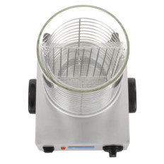 Glass cylinder for hot dog heater Royal Catering