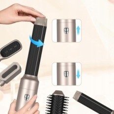 Hairstyler UKLISS Airstyler 1000W, 6 in 1, arany
