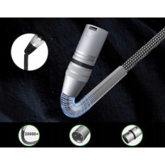 XLR Fibbr Cable XLR-4-8, 8 metrov, kábel mikrofónu, 4 ks.