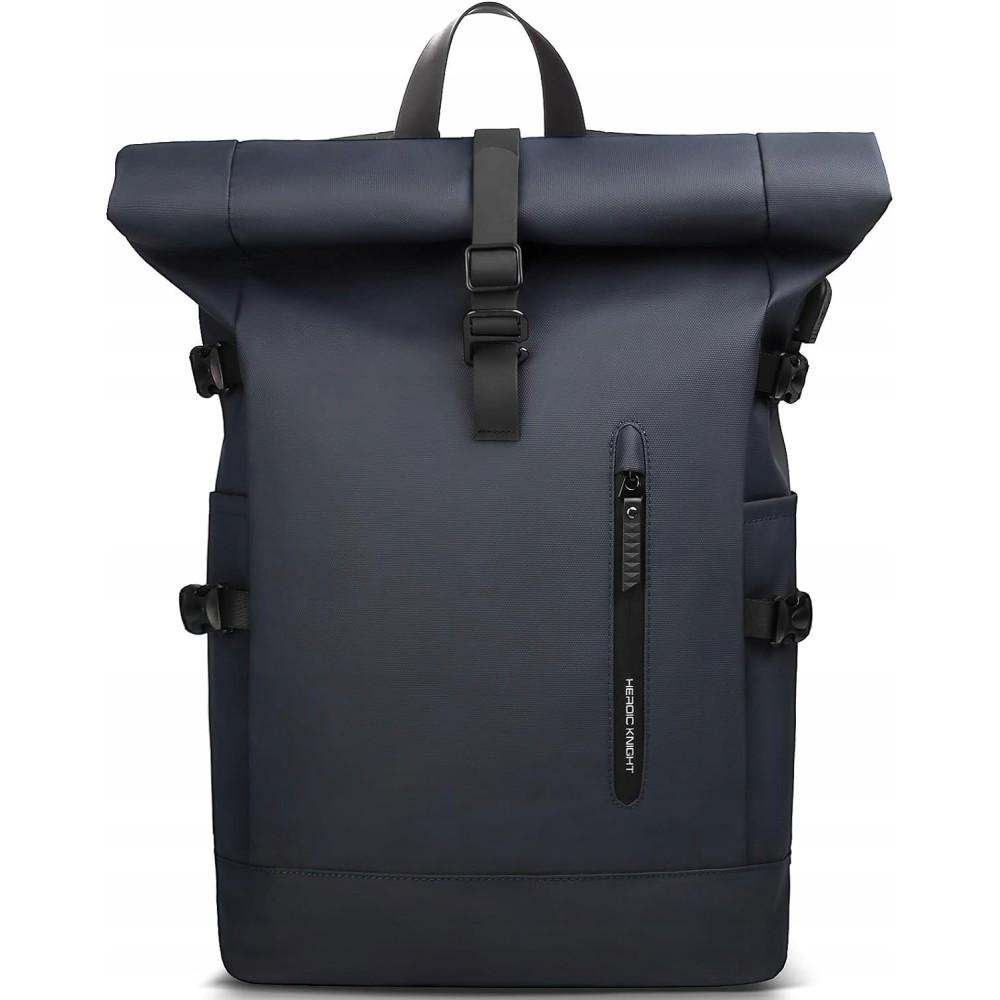 Zaino HK 8448 27L per un laptop da 15.6 'con una porta USB, blu scuro, l