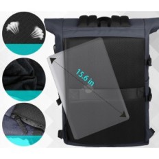 HK 8448 27L Rygsæk til en 15,6 'laptop med en USB-port, mørkblå, l