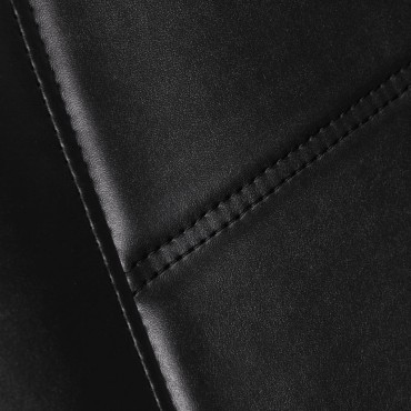 Elektrisk kosmetisk stol SILLON Lux 273b med 3 motorer + pall 304 svart — närbild av yta