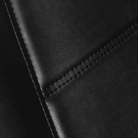 Poltrona estetica elettrica SILLON Lux 273b 3 motori + sgabello 304 nero — primo piano della superficie