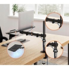 Redbat RBMDM00LT laptop tartó akár 17 hüvelyk, monitoron 13- 32 hüvelyk