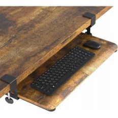 Rackierter Tastaturständer und Maus Bontec KMT01-ZM, Holz