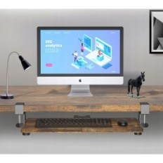 Racked Keyboard Stand og Mouse Bontec KMT01-Zm, Træ