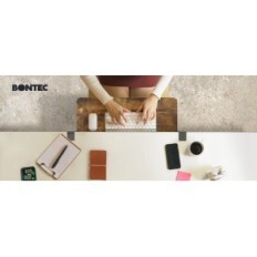 Geplaatst toetsenbordstand en muis Bontec KMT01-ZM, houten