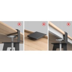 Racked Keyboard Stand och Mouse Bontec KMT01-ZM, Trä