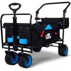 Folding trolley TMZ 2140 WS med fodbremse, 90 l, op til 120 kg brugt