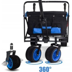 Skládací vozík TMZ 2140 WS s brzdou nohou, 90 l, až 120 kg