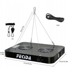 Svetilka za Fecida GL-CR1200, 24000 Lumens, 260W UV in IR svetilke