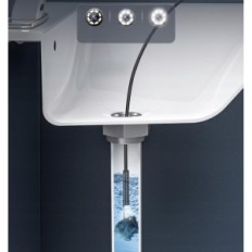 Cámara endoscópica doble Anykit NTC100D8DL5 1080P HD de 8LED, 5 M, IP67