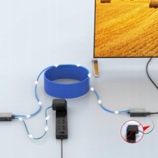 HDMI kiterjesztő Ethernet Steetek PW- HT239- IR, EDID és POE, Ultra HD segítségével