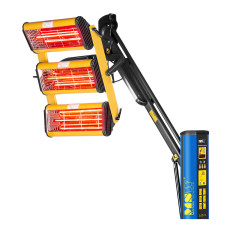 Infrared spray radiator for drying paint on a tripod 3300W