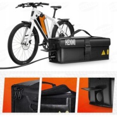 Sacchetto della batteria Henmi Ebike 1000 ° C, Attivoca, 41 x 13 x 12 cm