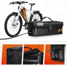 Aku kott Henmi Ebike 1000 ° C, tulekindel, 41 x 13 x 12 cm