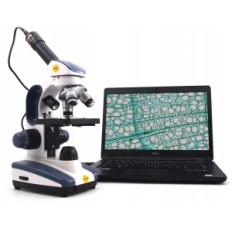 Microscopio SWIFT SW200DL con ingrandimento di 40-1000x, un occhiali WF25X opzionale