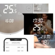 BEK TGR86WIFI Termostato per riscaldamento Wi-Fi 3A Alexa, Google utilizzato