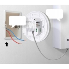 BEK TGR86WIFI Termostat til opvarmning Wi-Fi 3A Alexa, Google Brugt