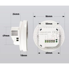 Thermostat Beok TGR86WIFI Wi- Fi 3A Alexa, Google Használt