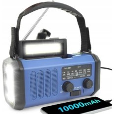 Tragbares Radio mit GustermMA-XSY330-Griff, 10000 mAh, Netzbank, Taschenlampe