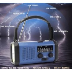 Bærbar radio med GusterMMA XSY330 Håndtak, 10000 mAh, Power Bank, Lommelykt