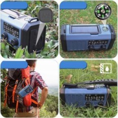 Draagbare radio met Guustermma XSY330 Handvat, 10000 mAh, Power Bank, zaklamp